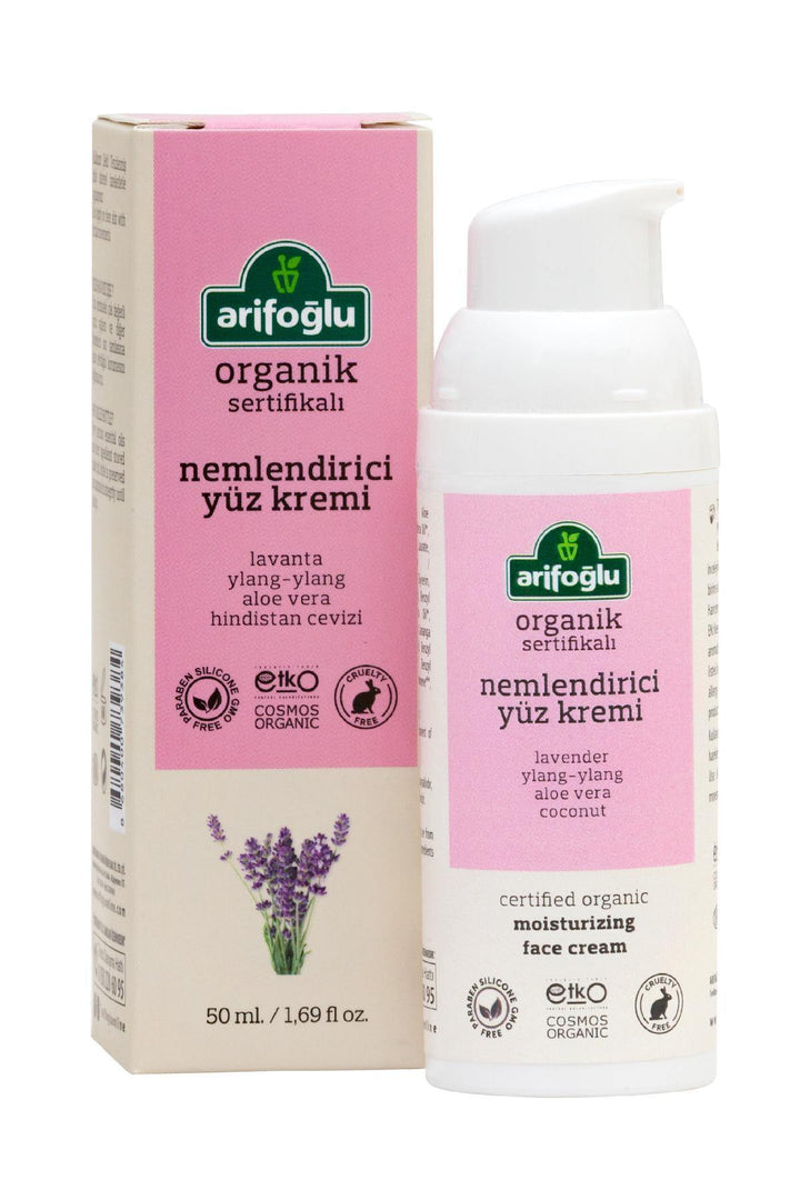 Arifoglu Organic Moisturizing Face Cream 50 ml - Lujain Beauty