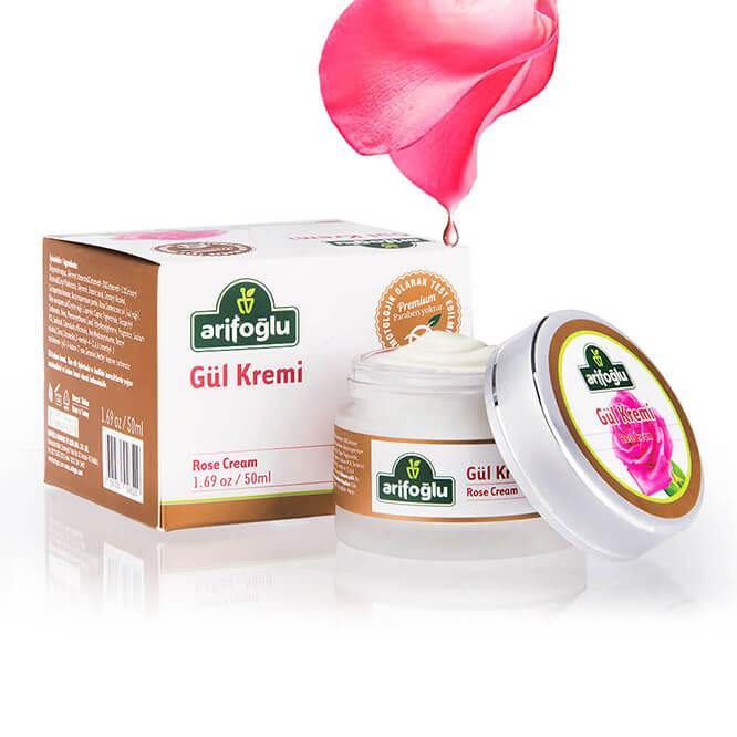 Arifoglu Organic Rose Cream 50ml - Lujain Beauty