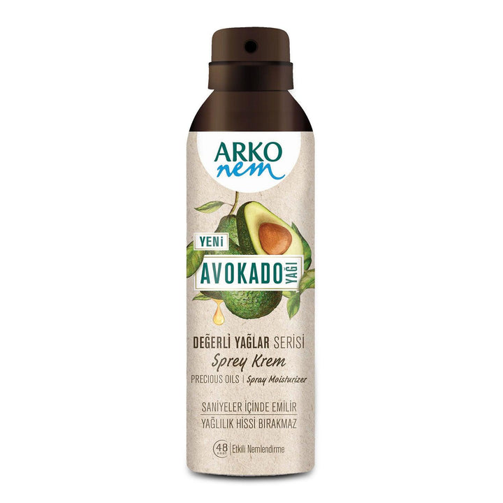 Arko Moisture Valuable Oils Avocado Spray Cream 150Ml - Lujain Beauty