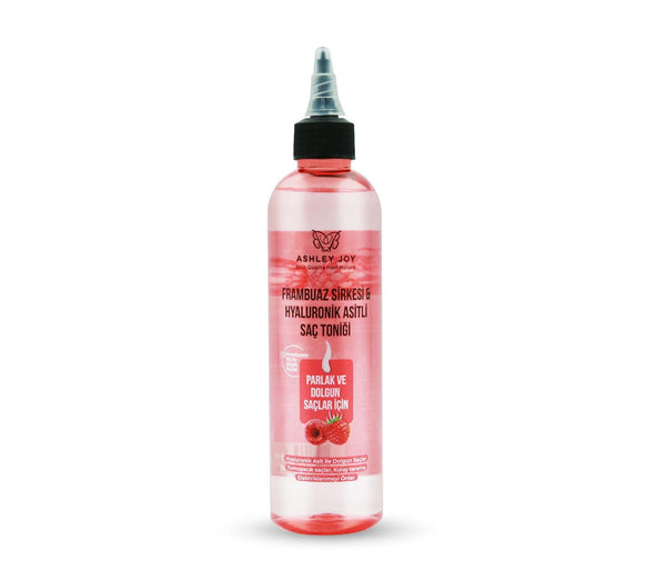 Ashley Joy Raspberry Hair Vinegar & Hyaluronic Acid Hair Tonic 250 ML - Lujain Beauty