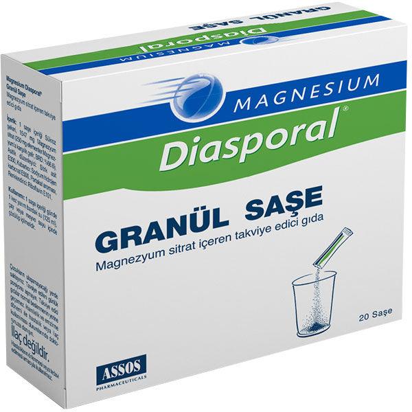 Assos Magnesium Diasporal Granule 20 Sachets - Lujain Beauty