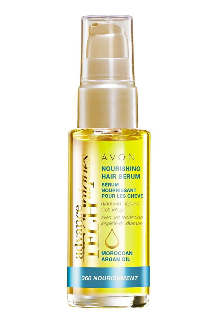 Avon Advance Techniques Argan Oil Nourishing Hair Serum 30ml - Lujain Beauty