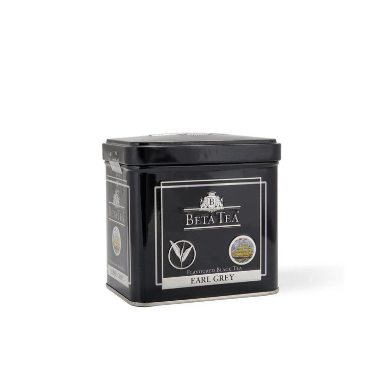 Beta Tea Earl Gray Metal Packaging 100 GR (Bergamot - Bud Tea) - Lujain Beauty