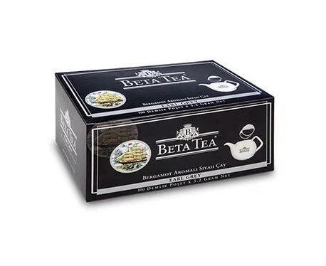 Beta Tea Earl Gray Teapot Bag 100 Pieces (Bergamot - Bud Tea) - Lujain Beauty