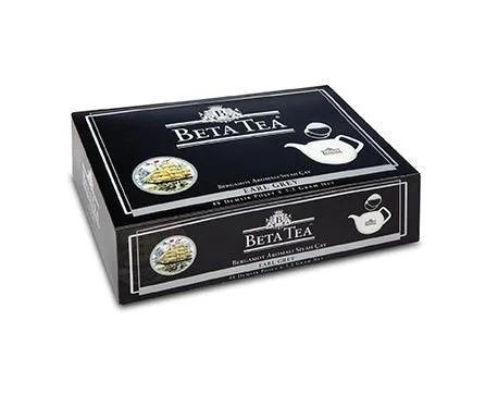 Beta Tea Earl Gray Teapot Bag 48 Pieces (Bergamot - Bud Tea) - Lujain Beauty