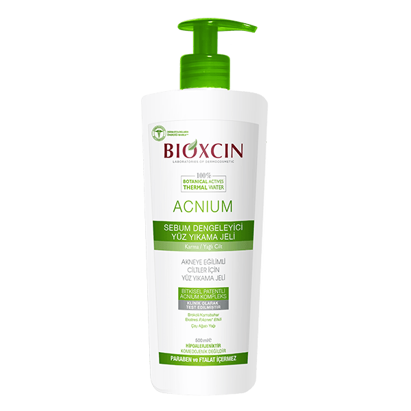 Bioxcin Acnium Sebum Balancing Face Wash Gel - Lujain Beauty