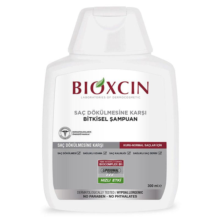 Bioxcin Classic Anti Hair Loss Shampoo for Dry / Normal Hair 300ml - Lujain Beauty