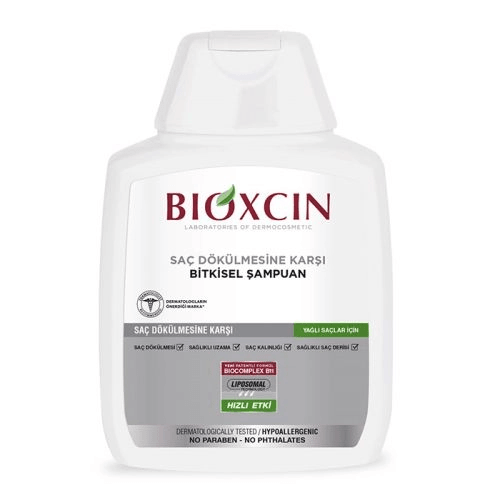 Bioxcin Classic Shampoo for Oily Hair 300ml - Lujain Beauty