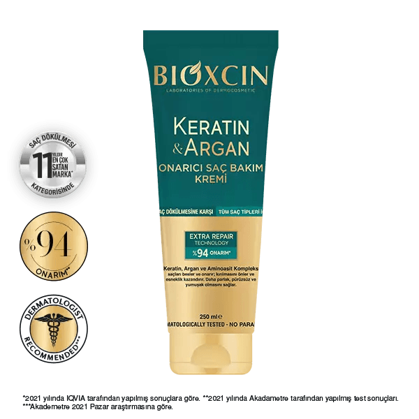 Bioxcin Keratin Argan Repair Hair Conditioner Lujain Beauty bioxcin-keratin-argan-repair-hair-conditioner-lujain-beauty