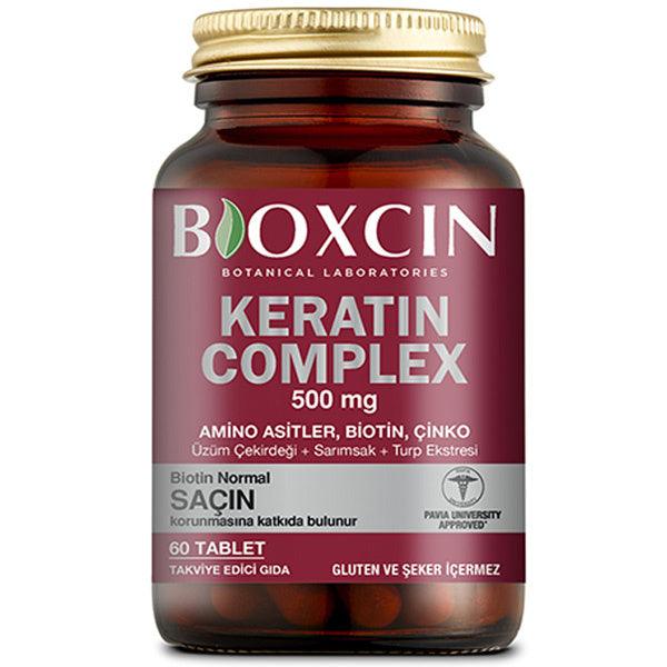 Bioxcin Keratin Complex Vitamin Tablet 500 mg 60 Tablets - Lujain Beauty