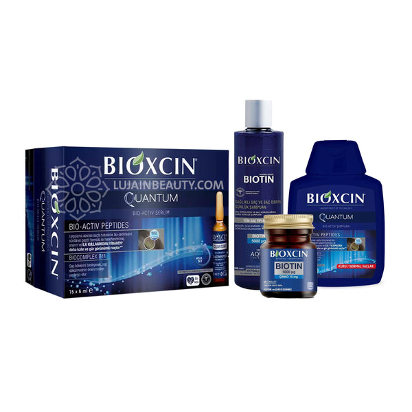 Bioxcin Quantum Bio-Activ Anti Hair Loss Package - Lujain Beauty