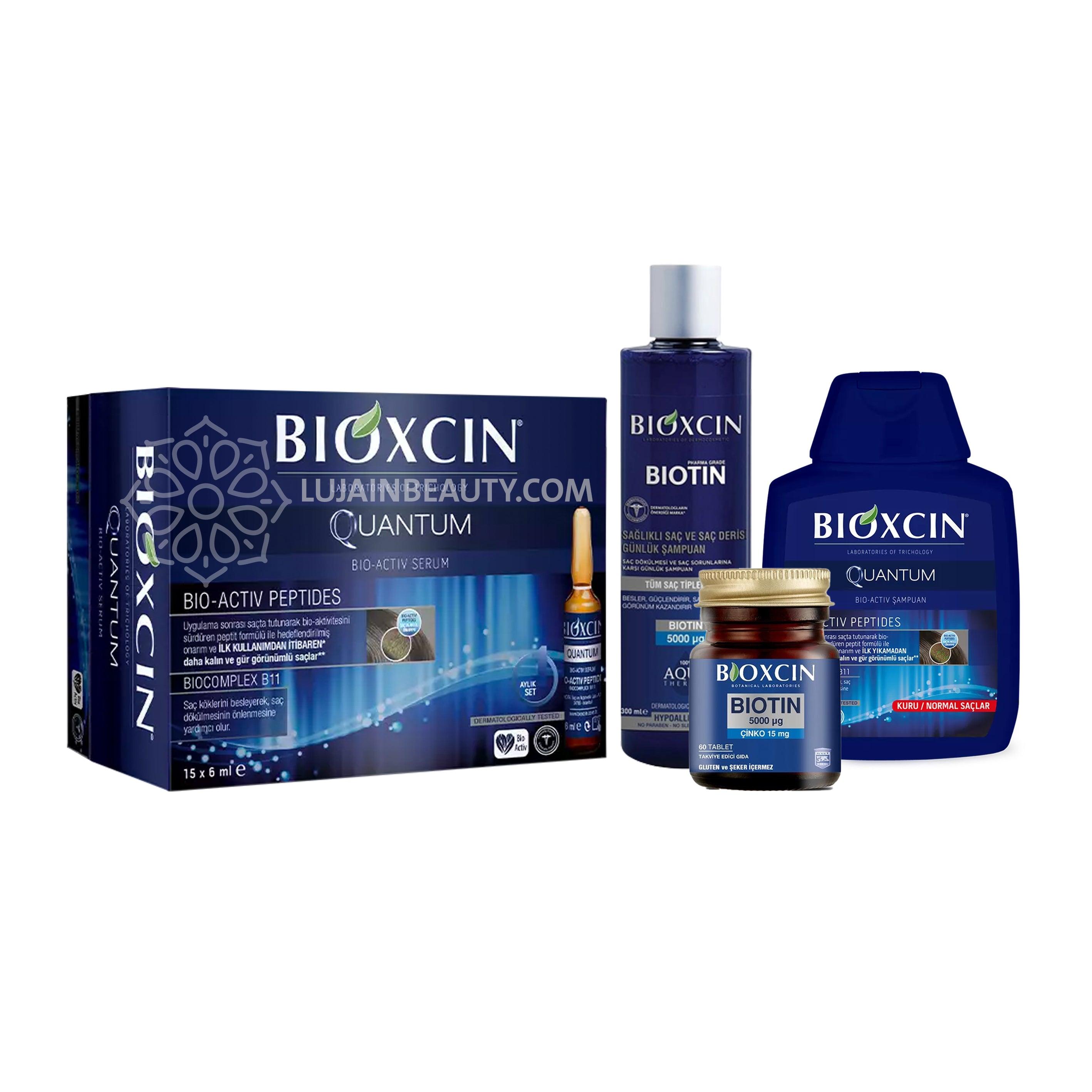 Bioxcin Quantum Bio-Activ Anti Hair Loss Package - Lujain Beauty