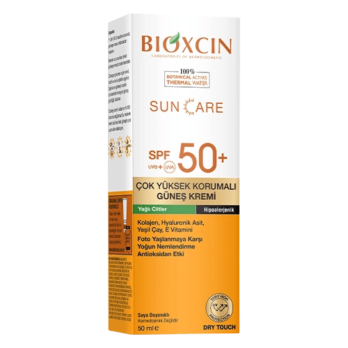 Bioxcin Sun Care Very High Protection Sunscreen For Oily Skin Spf 50+ 50ml - Lujain Beauty