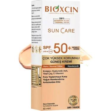 Bioxcin Sun Care Very High Protection Tinted Sunscreen for Dry Skin Spf 50+ - Lujain Beauty