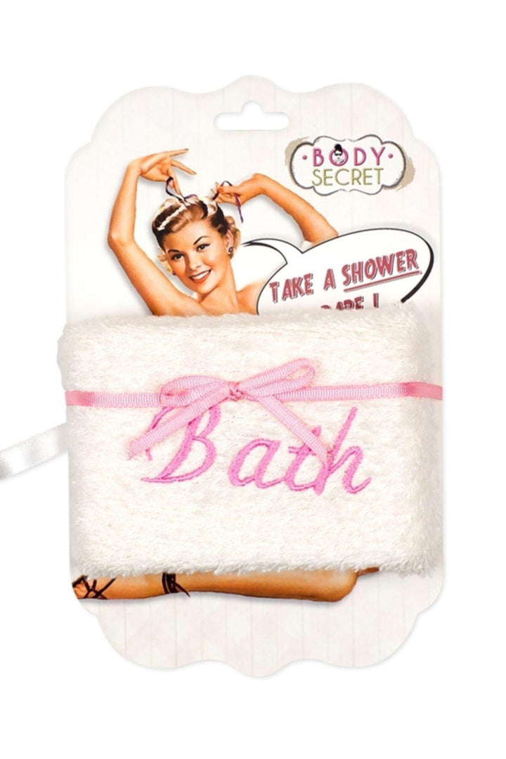 Body Secret Rectangular Turkish Bath Sponge Pink - Lujain Beauty