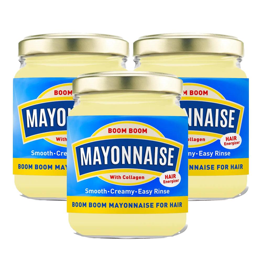 BOOM BOOM Nourishing Hair Mayonnaise 190 ML X3 - Lujain Beauty
