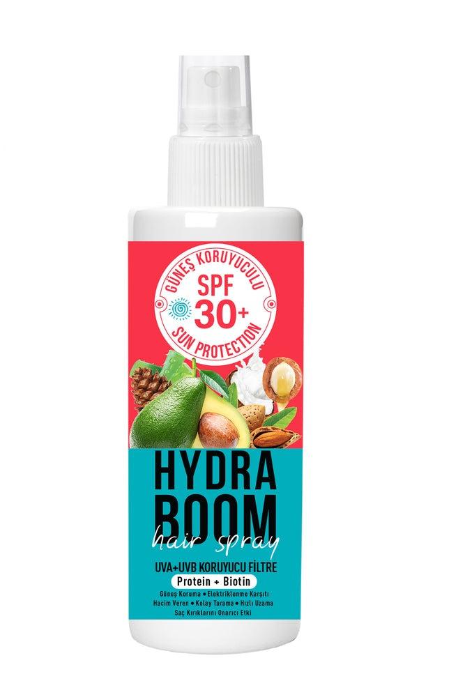BOOM BUTTER Hydra Boom Sunscreen SPF30+ Hair Spray 110 ML - Lujain Beauty
