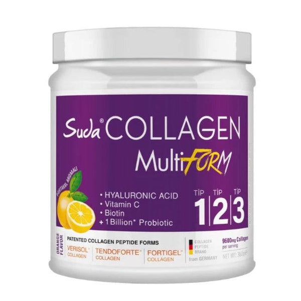 Collagen Powder Probiotic Multiform Orange Flavor 360 gr | Suda Collagen - Lujain Beauty