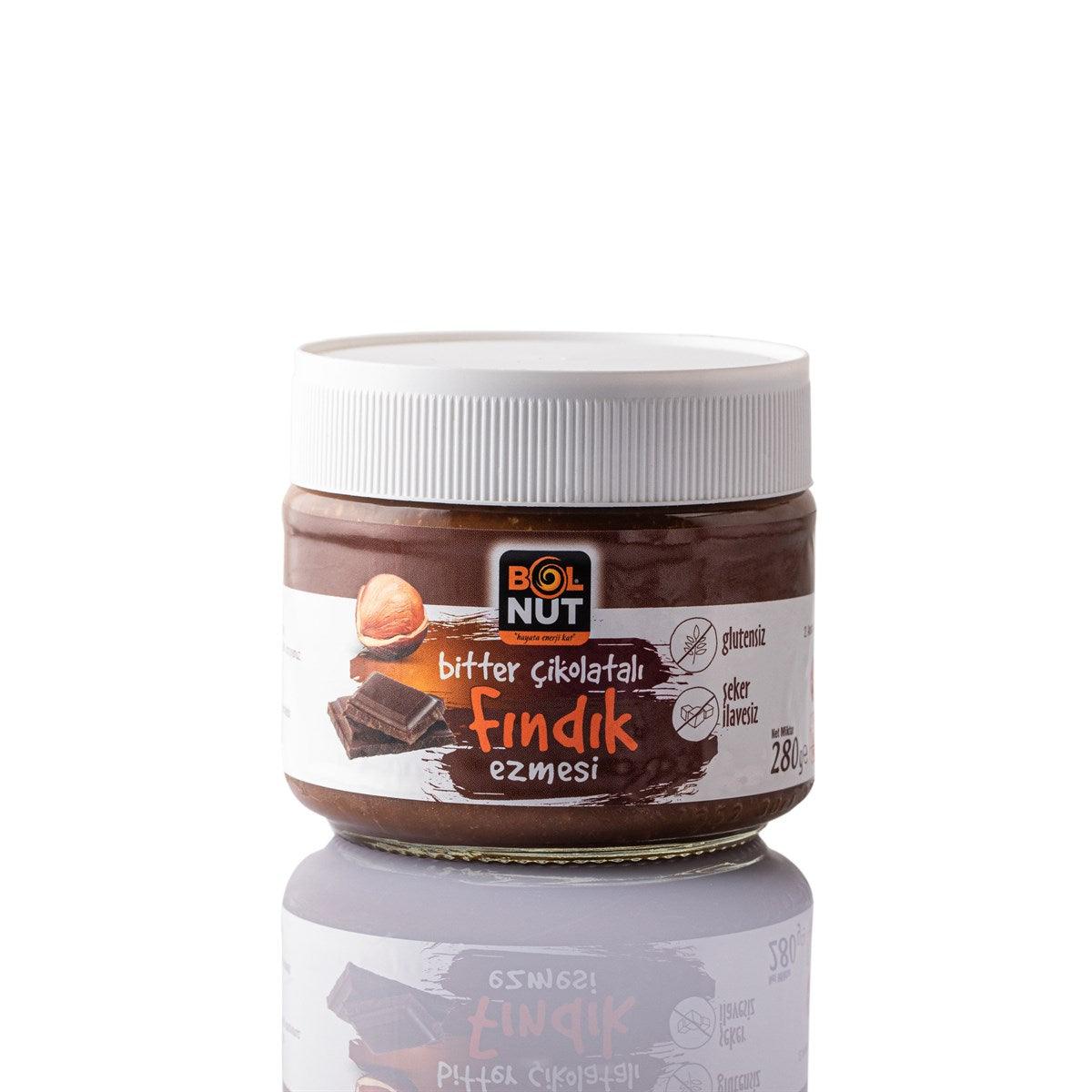 DARK CHOCOLATE HAZELNUT BUTTER 280G - Lujain Beauty