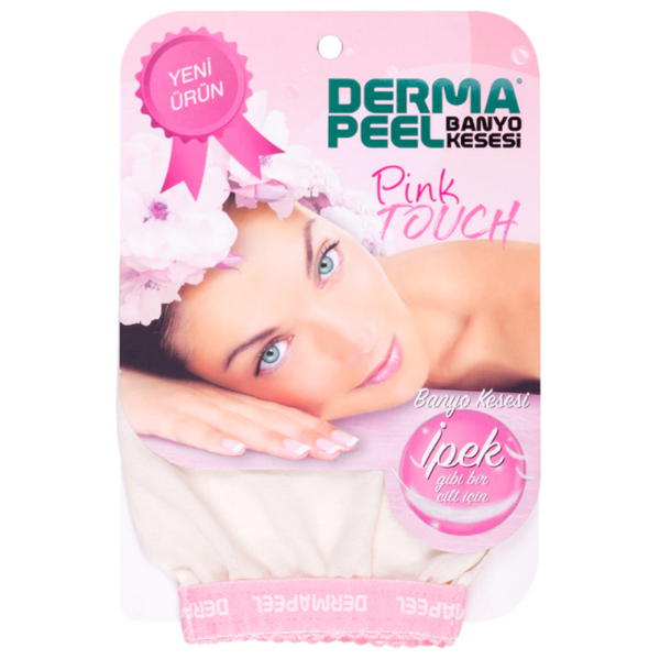 Dermapeel Pink Touch Bath Glove - Lujain Beauty