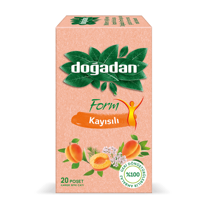 Doğadan Form Mixed Herbal Tea with Apricot - Lujain Beauty