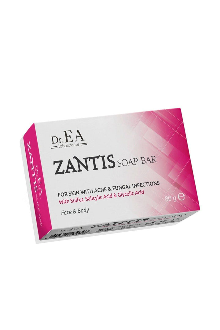 Dr. EA Laboratories Zantis Sulfur Salicylic Acid Glycolic Acid Pimple Acne Soap 80 gr - Lujain Beauty