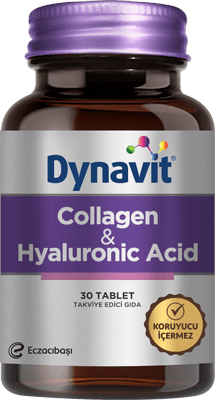 Dynavit Collagen & Hyaluronic Acid 30 Tablet - Lujain Beauty