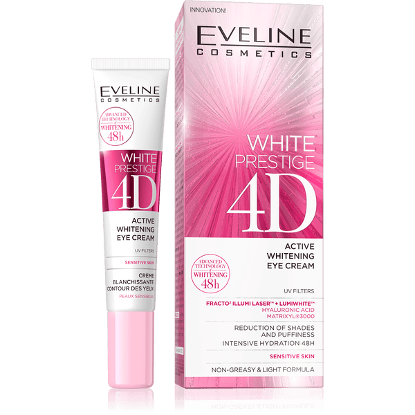 EVELINE Under Eye Whitening Cream - 4D White Prestige - Lujain Beauty