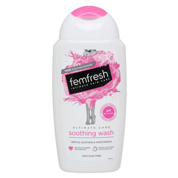 Femfresh Genital Area Soothing Wash Gel - Soothing Intimate Wash 250 Ml - Lujain Beauty