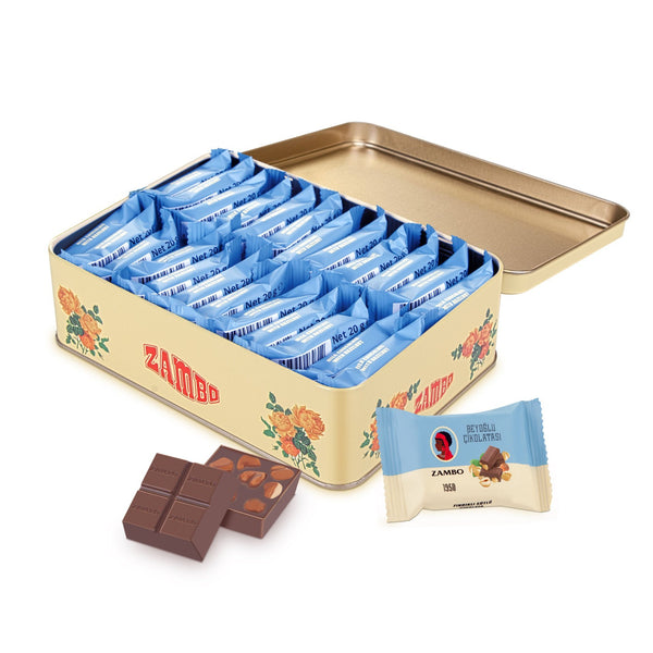 Zambo Nostalgic Tin Milk Chocolate with Hazelnuts 480 g