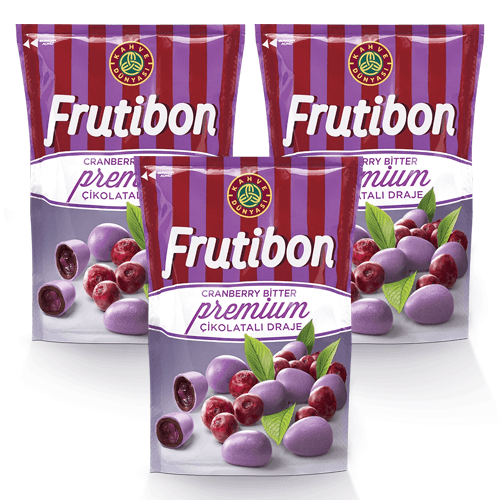 Frutibon Cranberry Bitter 150g X3 | Kahve Dunyasi - Lujain Beauty