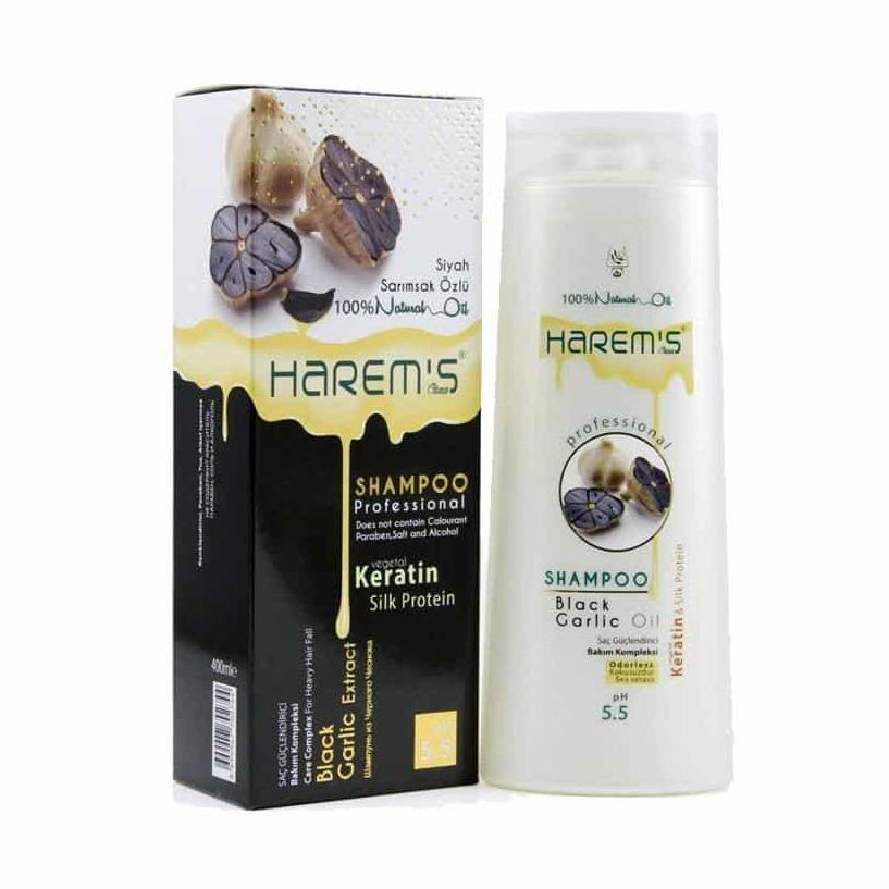 HAREM'S BLACK GARLIC EXTRACT SHAMPOO - Lujain Beauty