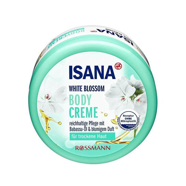ISANA Body Cream Babassu Oily, Floral Scented 500 ml - Lujain Beauty