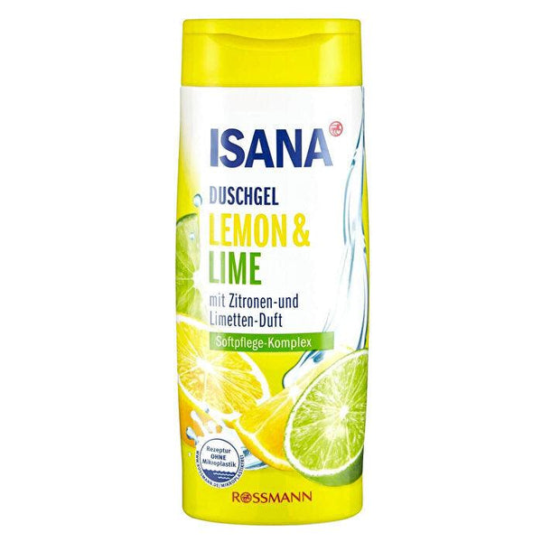 ISANA Lemon & Lime Shower Gel 300 ml - Lujain Beauty