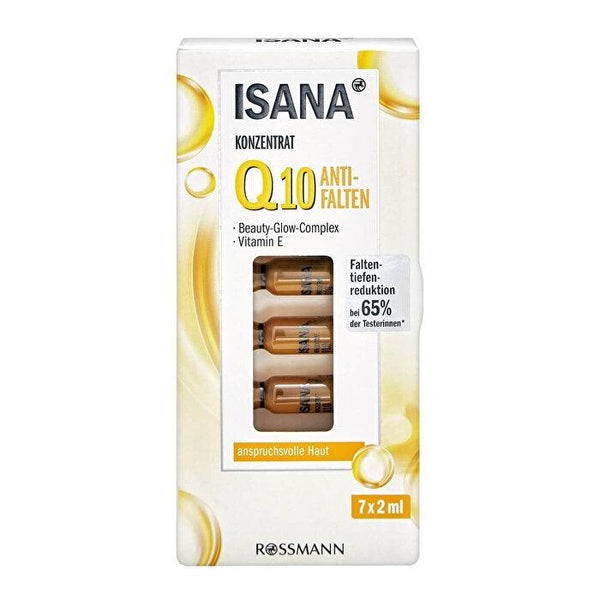 ISANA Q10 Maintenance Ampoules Anti-Wrinkle, 7x2ml 14 ml - Lujain Beauty