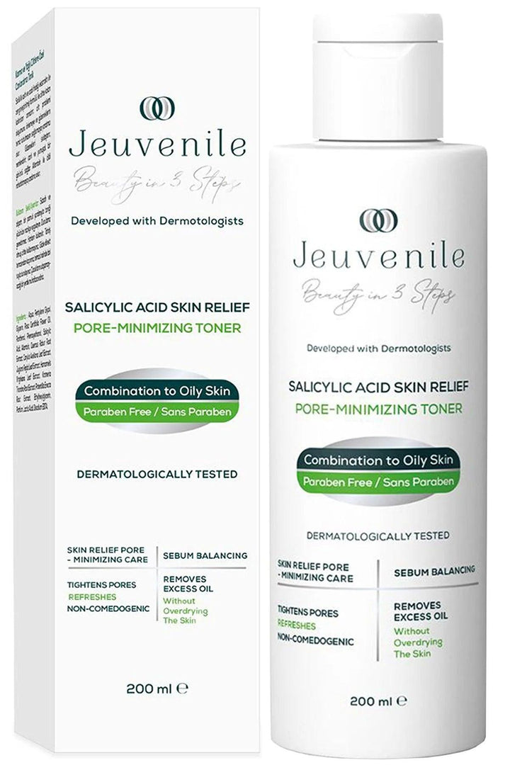 Jeuvenile Salicylic Acid Skin Relief Pore Minimizing Toner 200 ml - Lujain Beauty