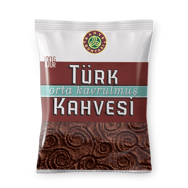 Kahve Dunyasi Medium Roasted Turkish Coffee 100g - Lujain Beauty