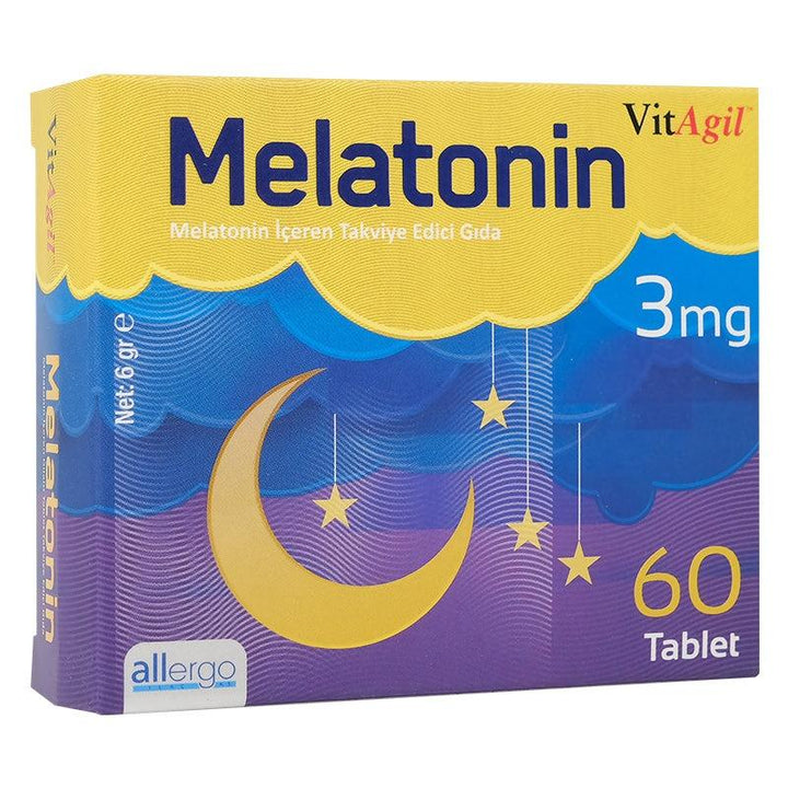 Melatonin 3 Mg 60 Tablets - Lujain Beauty