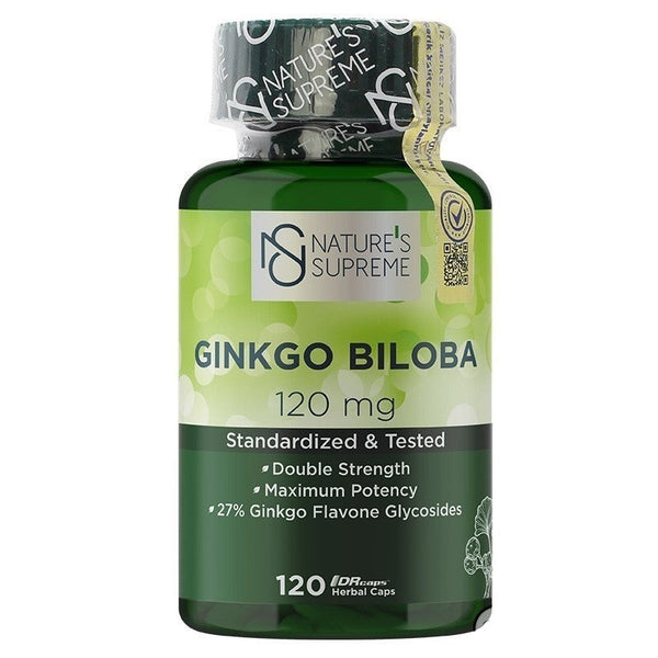Nature's Supreme Ginkgo Biloba 120 Mg 120 Capsules