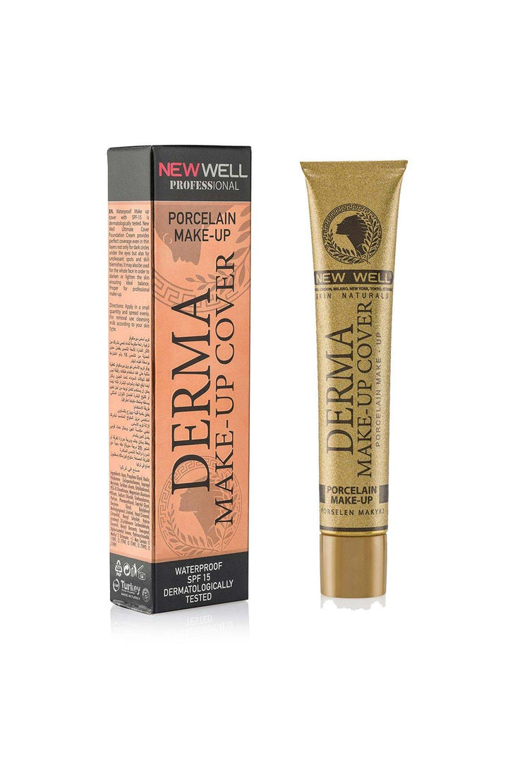 New Well Derma Make-Up Cover Foundation - Nickel - Lujain Beauty