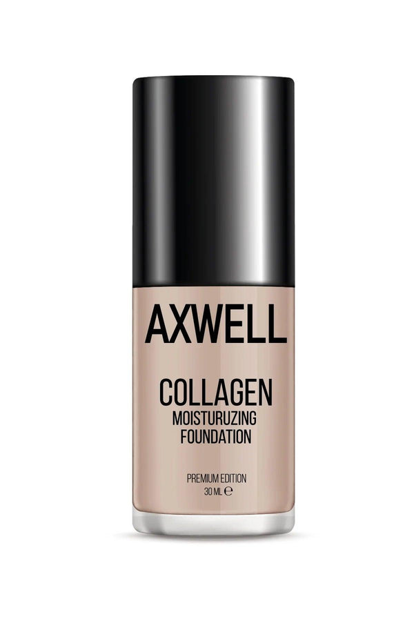 No:3 Axwell Premium Edition Collagen Foundation ( Collagen Foundation ) Moisturizing Effect 30 Ml - Lujain Beauty