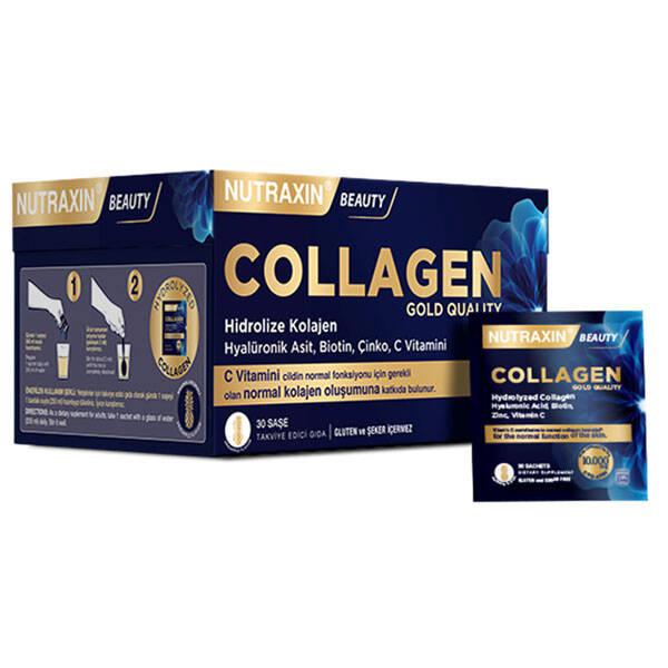 Nutraxin Collagen Gold Quality Supplementary Food 30 Sachets - Lujain Beauty