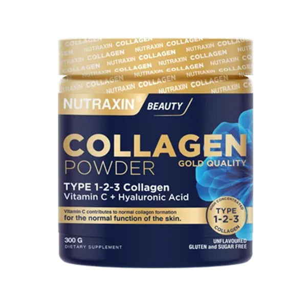 Nutraxin Hydrolyzed Collagen Peptides Gold Quality Powder Bovine Collagen - 300 gr - Lujain Beauty
