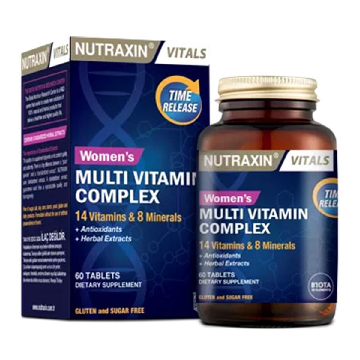 Nutraxin Women's Multivitamin Complex - 60 Tablets – Lujain Beauty