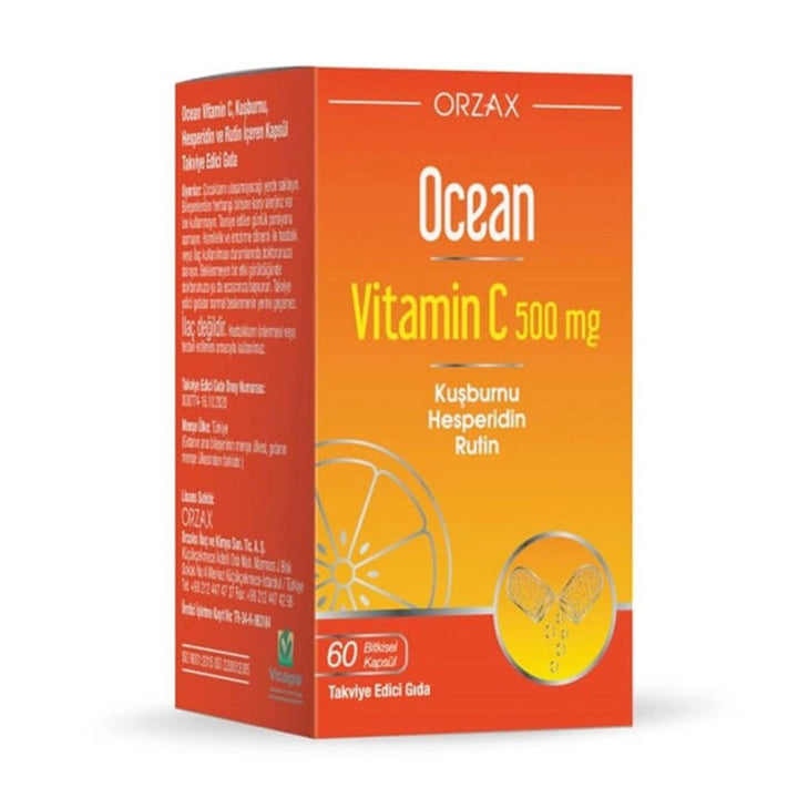 Ocean Vitamin C 500 mg Softgel Capsule - Lujain Beauty