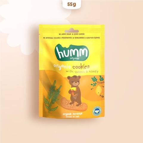 Organic Honey and Quinoa Cookies - 55g