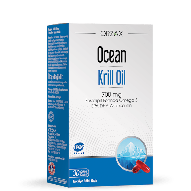 Orzax Ocean Krill Oil 700mg 30 Softgel Capsule - Lujain Beauty