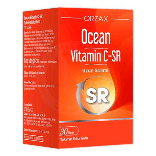 Orzax Ocean Vitamin C-SR 30 Tablets - Lujain Beauty