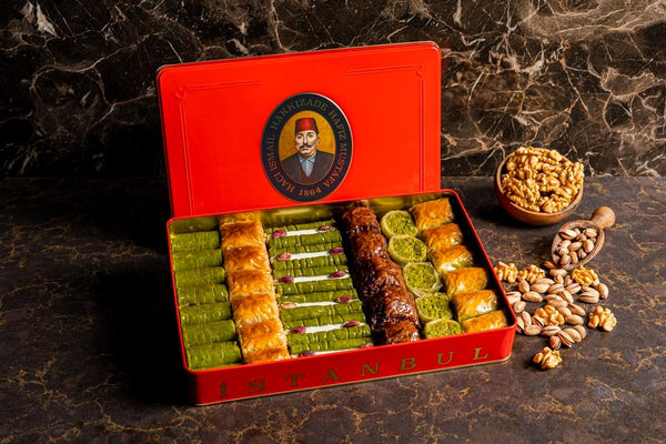Premium Baklava Assortment (L Metal Box - 1750 gr ) - Lujain Beauty