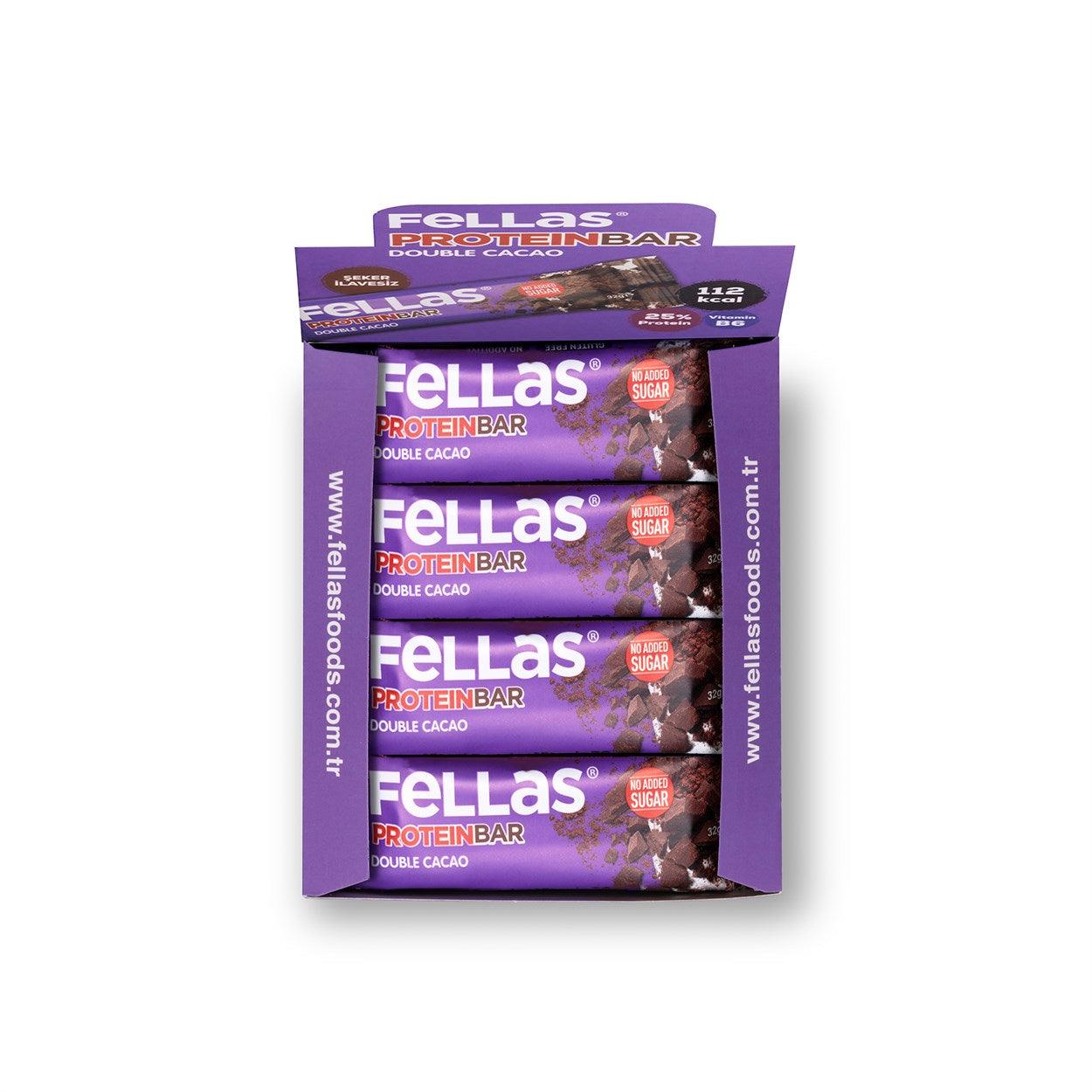Protein Bar - Double Cocoa 32 gr x 12 Pieces - Lujain Beauty